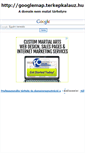 Mobile Screenshot of googlemap.terkepkalauz.hu